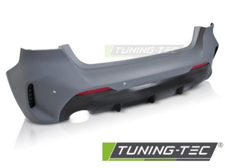 Preview: Upgrade Sport Design Heckstoßstange passend für BMW 1er F40 19-24 mit PDC + Diffusor