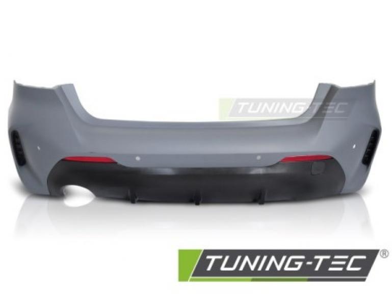 Preview: Upgrade Sport Design Heckstoßstange passend für BMW 1er F40 19-24 mit PDC + Diffusor