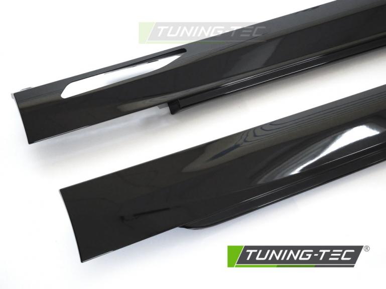 Preview: Upgrade Sport Design Seitenschweller Set passend für BMW 5er G60 / G61 Limousine/Touring 2023+ Hochglanz Schwarz