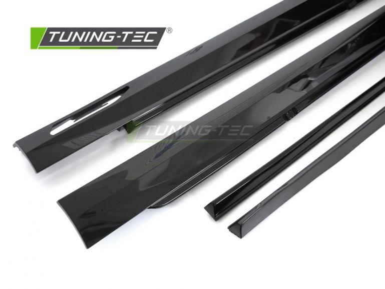 Preview: Upgrade Sport Design Seitenschweller Set passend für BMW 5er G60 / G61 Limousine/Touring 2023+ Hochglanz Schwarz