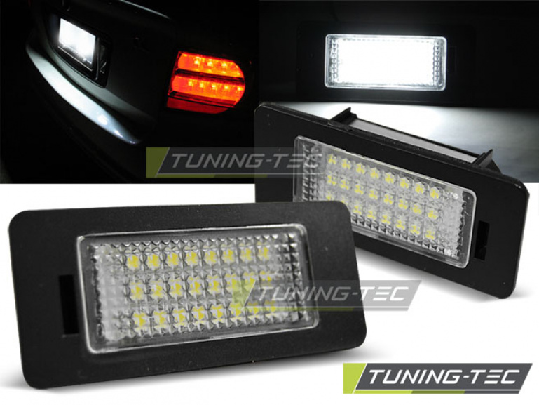 Upgrade LED Kennzeichenbeleuchtung für Audi A4 B8 / A5 / TT / Q5 / A6 4G /  A1 / A7 Skoda Yeti / Fabia II / Superb Kombi kaltweiß