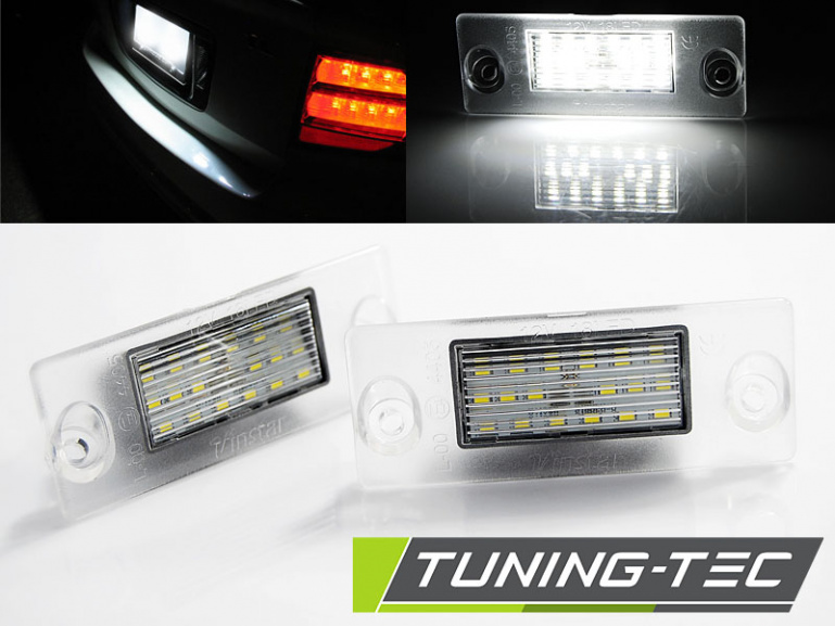 Upgrade LED Kennzeichenbeleuchtung für Audi A4 B5 94-98 / A3 8L 97-00 kaltweiß