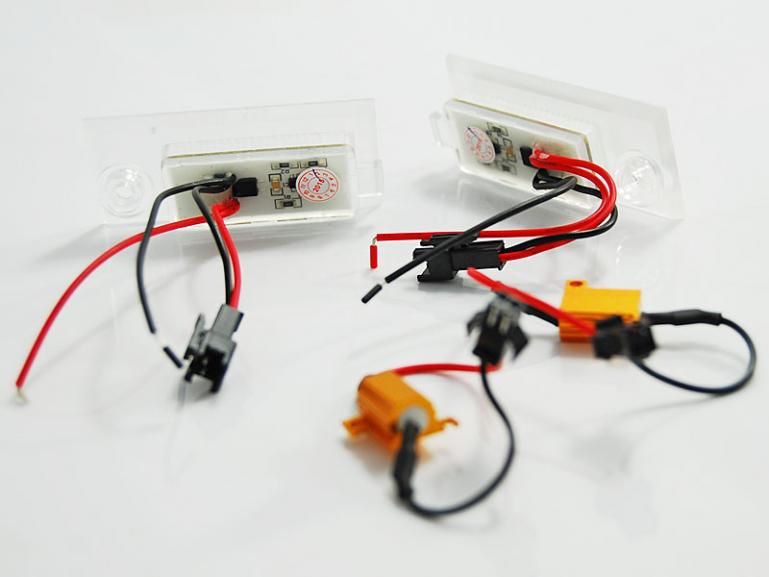 Upgrade LED Kennzeichenbeleuchtung für Audi A6 C5 (4B) Lim. 97-04 kaltweiß
