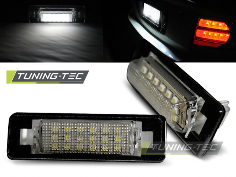 Upgrade LED Kennzeichenbeleuchtung für Mercedes-Benz E-Klasse W210/C-Klasse W202 kaltweiß