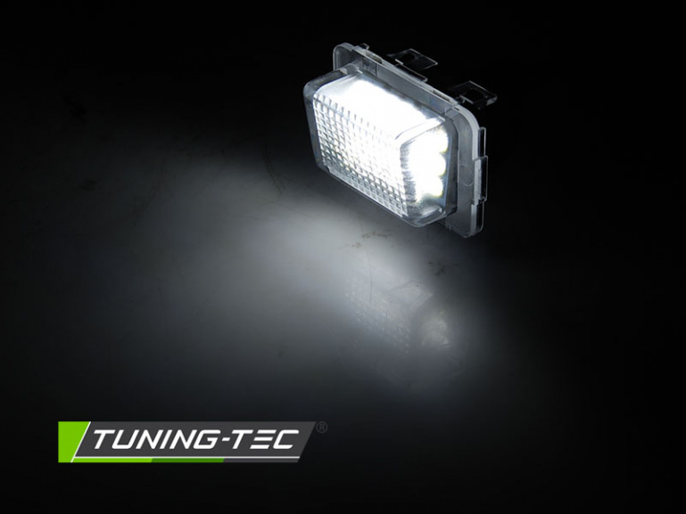 Upgrade LED Kennzeichenbeleuchtung für Mercedes-Benz  C-Klasse W204/W205 / E-Klasse W212 / S-Klasse W221/W222 kaltweiß