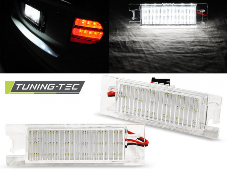 Upgrade LED Kennzeichenbeleuchtung für Opel Astra H / Corsa D / Zafira B kaltweiß