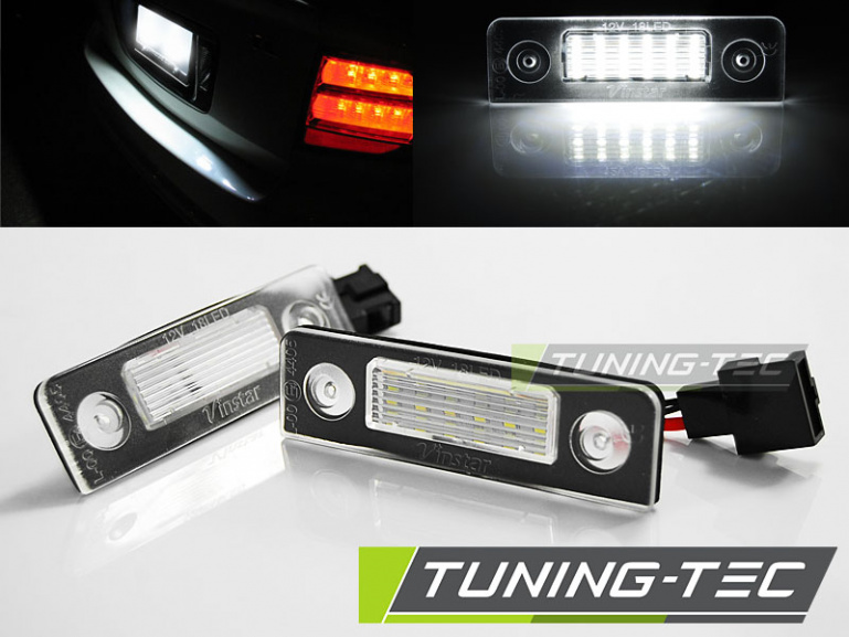 Upgrade LED Kennzeichenbeleuchtung für Skoda Octavia 1Z 09-12 / Roomster 5J 06-10 kaltweiß
