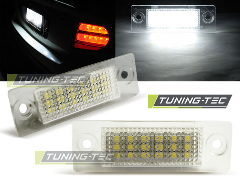 Upgrade LED Kennzeichenbeleuchtung für VW Touran 1T / Jetta V / Caddy III / Passat B6 / T5 / Skoda Super B kaltweiß