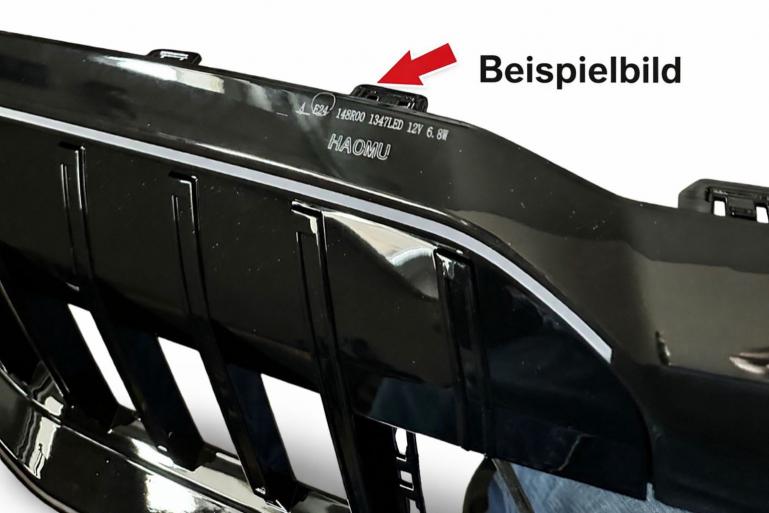 B-Ware  LumiFire Upgrade LED-Doppellamellen-Kühlergrill in Schwarz glänzend passend für BMW X5-Serie G05 ab 2019