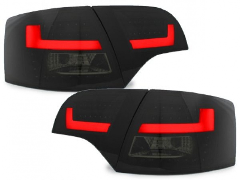 LED Upgrade Design Rückleuchten für Audi A4 B7 (8E) Avant 04-08 schwarz/rauch mit dynamischem Blinker