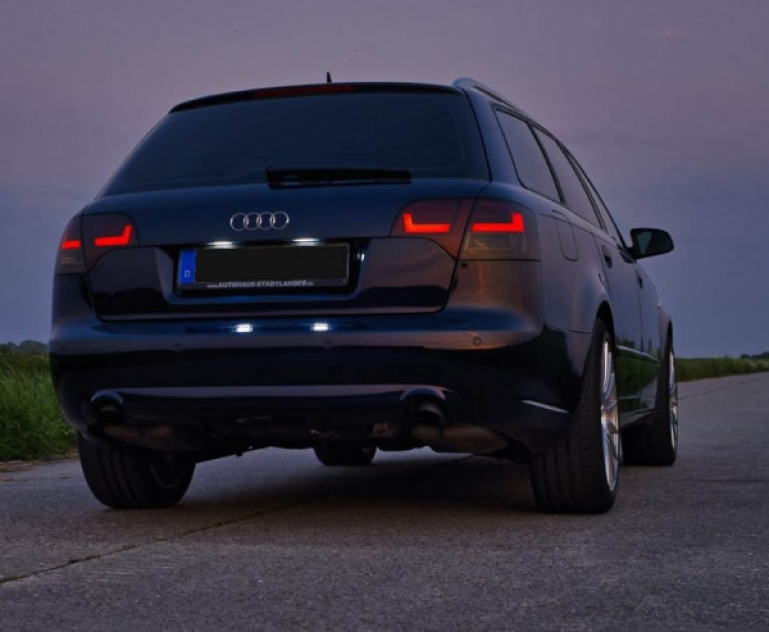 LED Upgrade Design Rückleuchten für Audi A4 B7 (8E) Avant 04-08 schwarz/rauch mit dynamischem Blinker