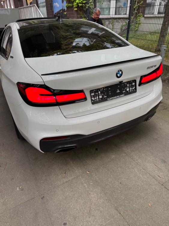 Voll LED Upgrade Design Rückleuchten für BMW 5er G30 Lim. /G38 (Langversion) 17-20 rot/schwarz