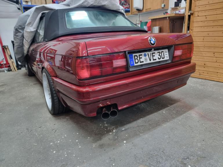 Exklusiv Classic-Sport Design Rückleuchten passend für BMW 3er E30 Facelift Limo, 2-Türer (Coupe), Cabrio, Touring 87-94 rot