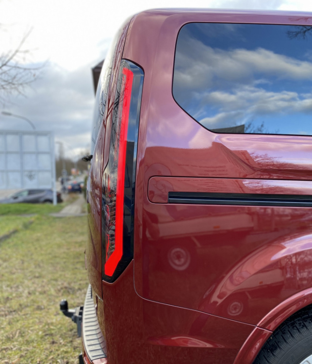 Voll LED Upgrade Design Rückleuchten für Ford Transit Custom / Tourneo Custom (MK2) ab 2012 schwarz/rauch dynamisch