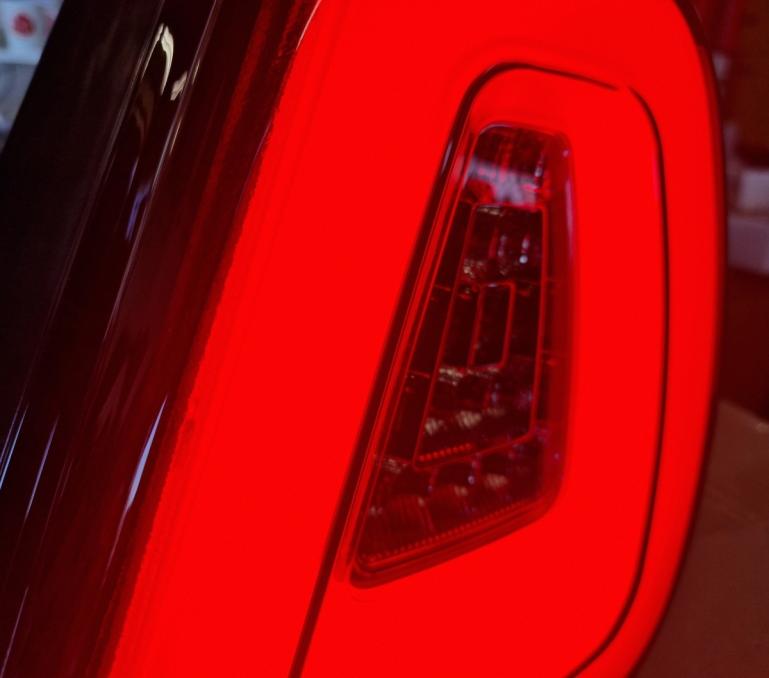 VOLL LED Upgrade Design Rückleuchten Set für Fiat 500 15-24 schwarz/rauch