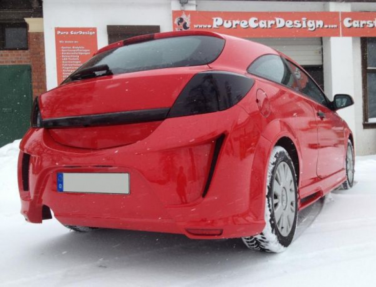 Voll LED Upgrade Design Rückleuchten für Opel Astra H GTC 05-10 schwarz/rauch