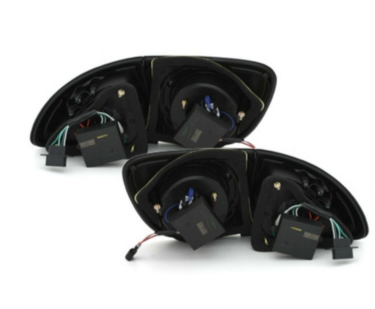 LED Upgrade Design Rückleuchten für Seat Leon 1M 99-04 schwarz/rauch