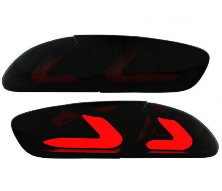 Voll LED Upgrade Design Rückleuchten für Seat Leon 1P Facelift 09-12 schwarz/rauch