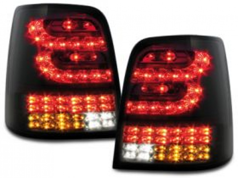 Voll LED Upgrade Design Rückleuchten für VW Touran 1T / 1T GP 03-10 schwarz/rauch