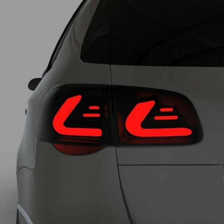 VOLL-LED Upgrade Design Rückleuchten für VW Passat 3C (B6) Variant 05-10 schwarz/rauch
