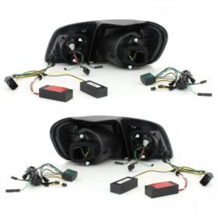 LED Upgrade Design Rückleuchten für VW Golf 5 / 6 Plus (+) 04-14 schwarz/rauch