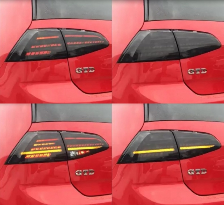 Voll LED Upgrade Design Rückleuchten für VW Golf 7 (VII) 13-18 schwarz/rauch mit dynamischem Blinker