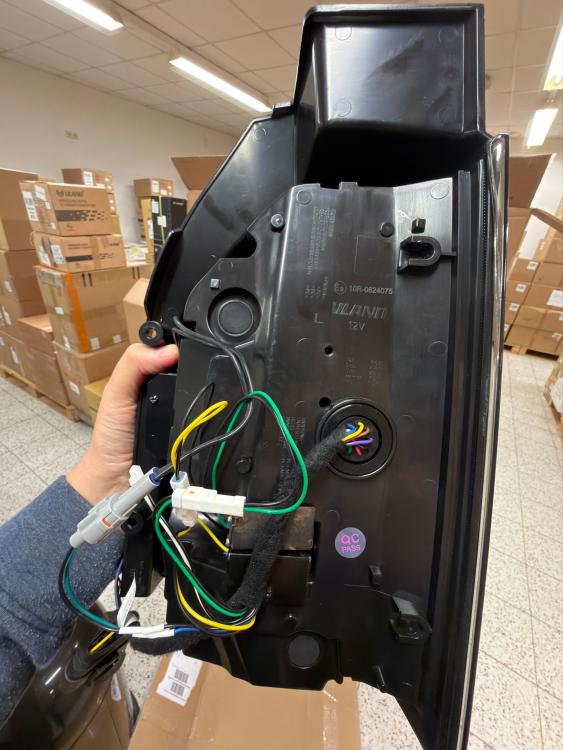 B-Ware  Voll LED Rückleuchten passend für VW T6 2015-2019 schwarz T6.1-Look sequentieller Start Laufblinker