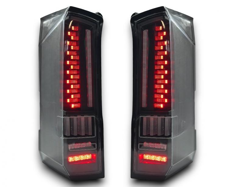 Voll LED Upgrade Rückleuchten für VW Crafter SY SX ab 2016 schwarz smoke dynamischer Blinker