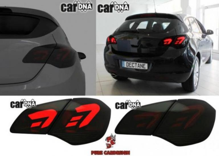 Voll LED Upgrade Design Rückleuchten für Opel Astra J 09-15 (5 Türer) schwarz/rauch