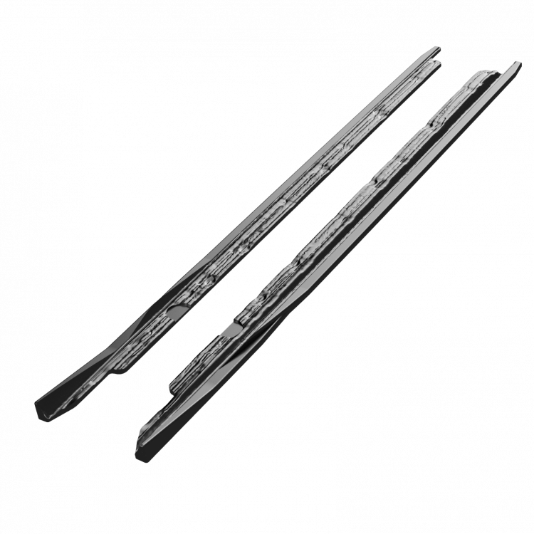 Upgrade Design Seitenschweller Set passend für Audi A3 8V Facelift 16-20 Hochglanz schwarz