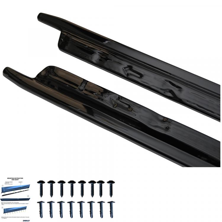 Upgrade Design Seitenschweller Set passend für Audi A3 8V Facelift 16-20 Hochglanz schwarz