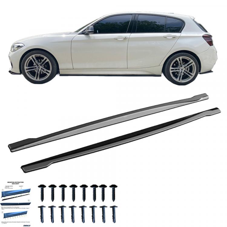 Upgrade Sport Design Seitenschweller Set passend für BMW 1er F20 / F21 11-19 Hochglanz schwarz