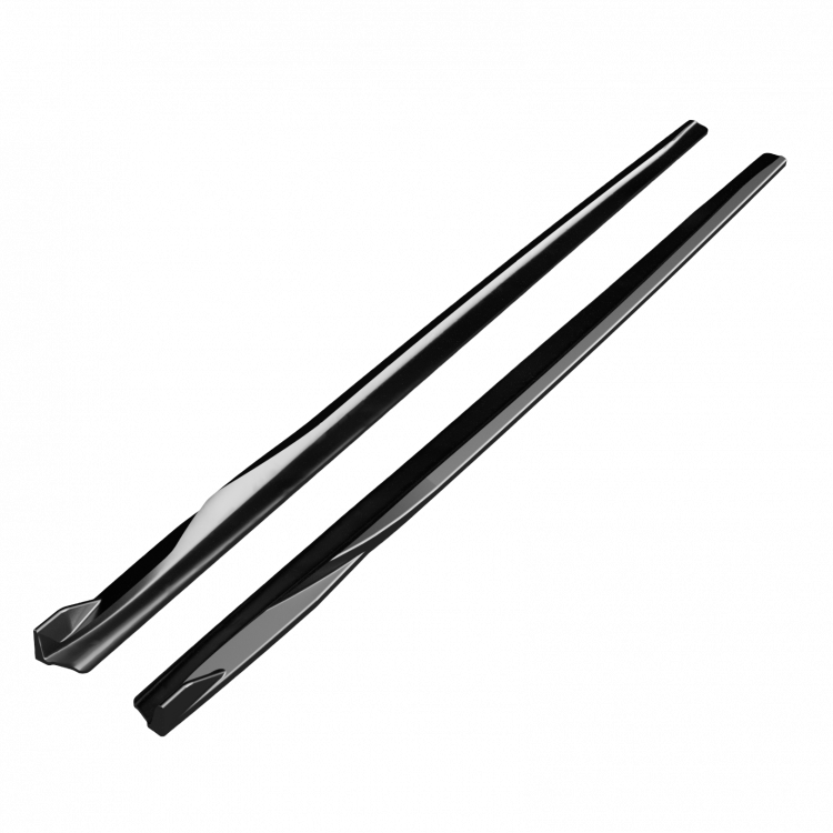 Preview: Upgrade Sport Design Seitenschweller Set passend für BMW 3er F80 Limousine 14-18 Hochglanz schwarz