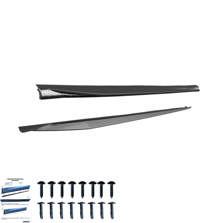 Preview: Upgrade Sport Design Seitenschweller Set passend für BMW 4er G22 20+ Hochglanz schwarz