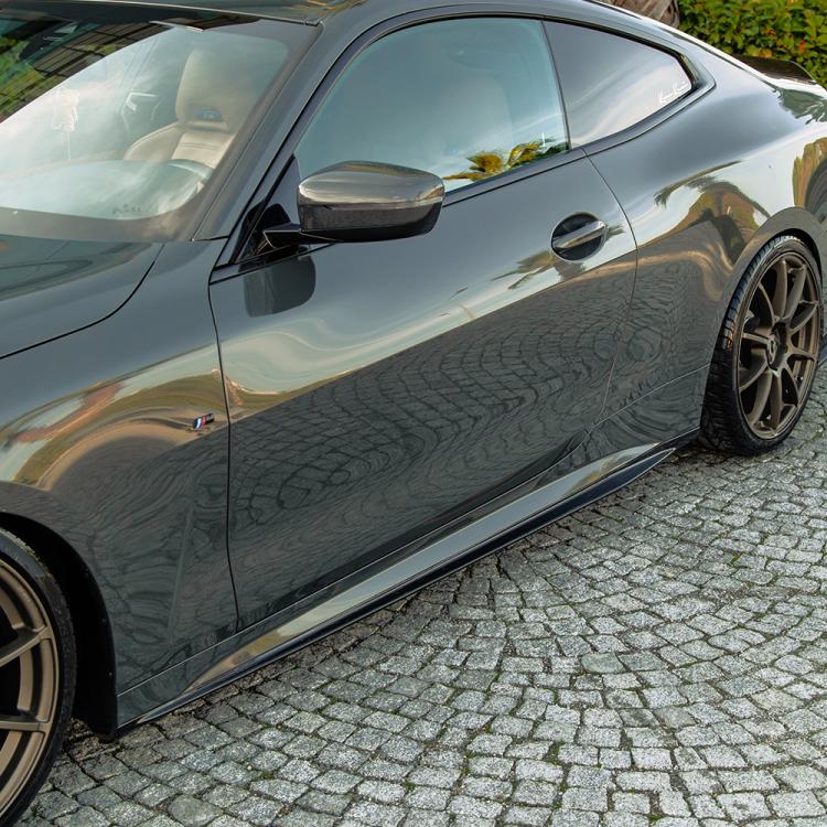 Upgrade Sport Design Seitenschweller Set passend für BMW 4er G22 20+ Hochglanz schwarz