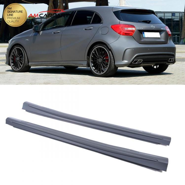 Upgrade Design Seitenschweller Set passend für Mercedes Benz A-Klasse W176, CLA C117 / X117 12-18