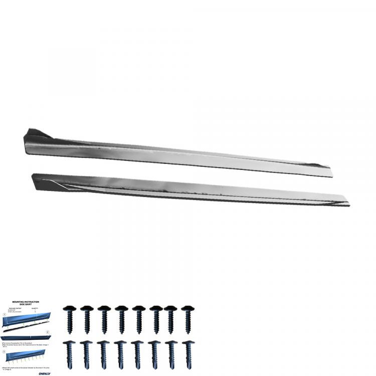 Preview: Upgrade Sport Design Seitenschweller Set passend für Mercedes Benz CLA C118 19-23 Hochglanz schwarz