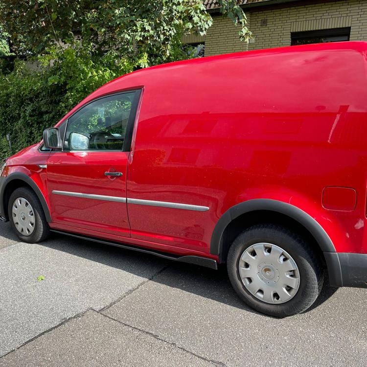 Upgrade Design Seitenschweller Set passend für VW Caddy MK4 15-20 Hochglanz schwarz