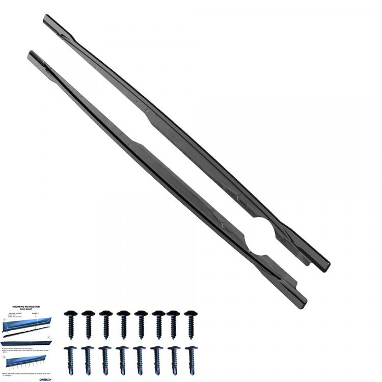 Upgrade Sport Design Seitenschweller Set passend für VW Golf 8 20+ Hochglanz schwarz