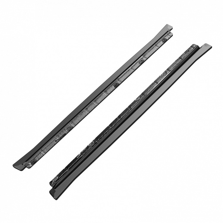 Upgrade Sport Design Seitenschweller Set passend für VW Tiguan MK2 15-20 Hochglanz schwarz