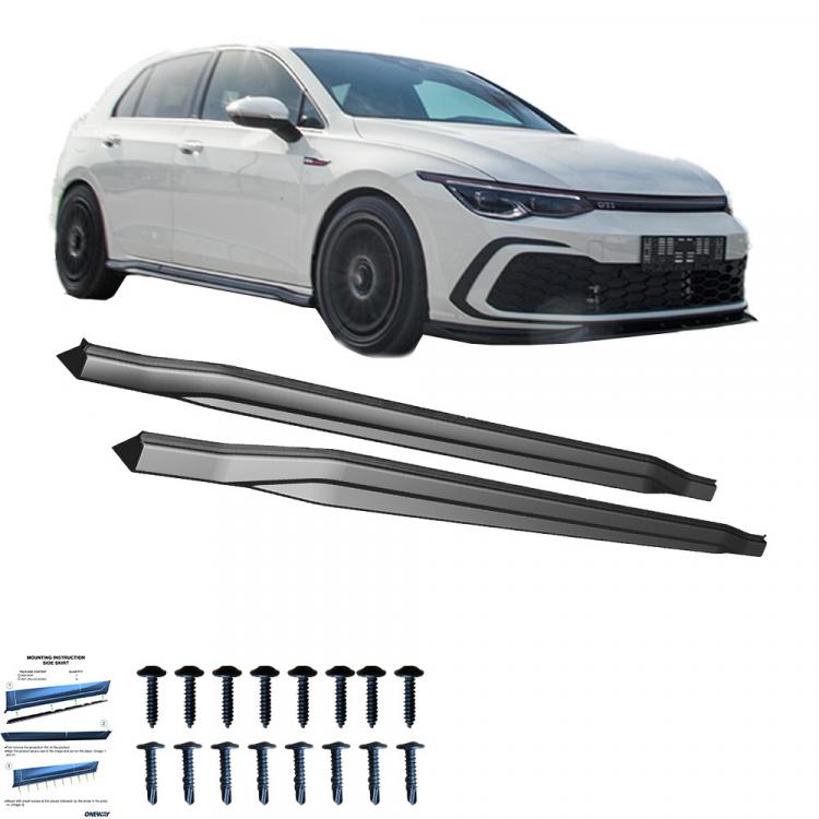 Upgrade Sport Design Seitenschweller Set passend für VW Golf 8 20+ Hochglanz schwarz