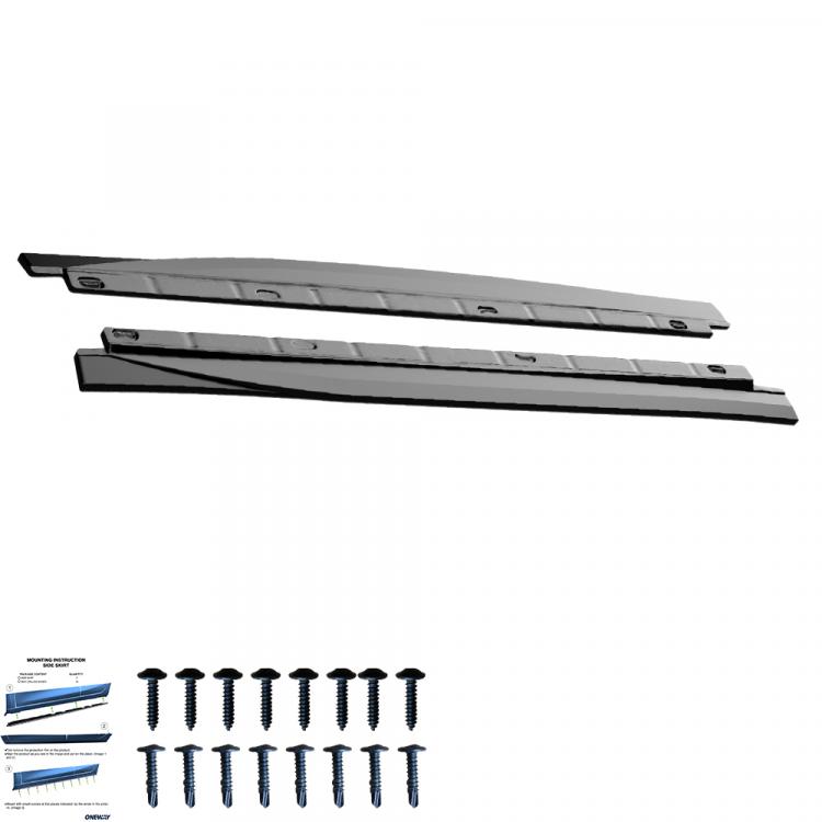 Preview: Upgrade Sport Design Seitenschweller Set passend für VW Tiguan MK3 24+ Hochglanz schwarz