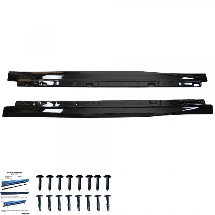 Upgrade Sport Design Seitenschweller Set passend für VW Tiguan MK3 24+ Hochglanz schwarz