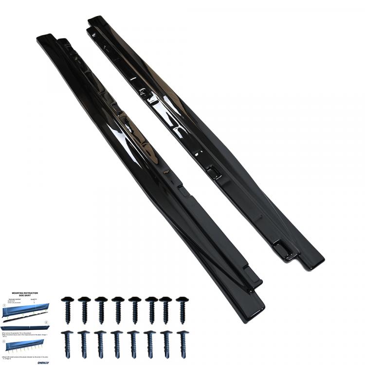 Upgrade Sport Design Seitenschweller Set passend für VW Tiguan MK3 24+ Hochglanz schwarz