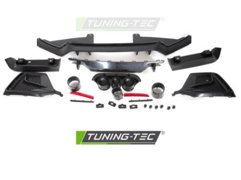 Preview: Upgrade Design Heckstoßstange passend für Honda Civic X 16-21 + Zubehör
