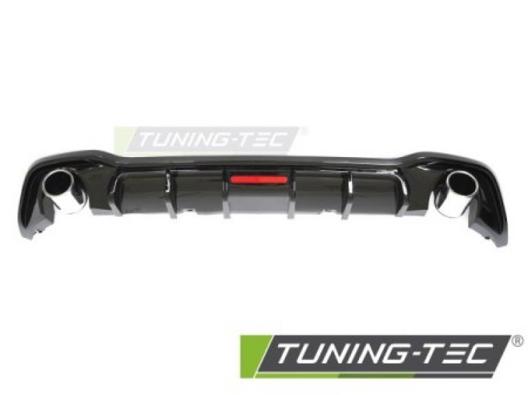 Preview: Upgrade Design Heck Diffusor passend für VW Golf 8 (VIII) 19-24 Hochglanz schwarz