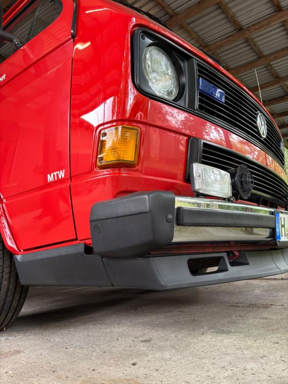 Preview: Upgrade Design Frontspoiler / Lippe passend für VW T3 79-92 (5-teilig) matt schwarz