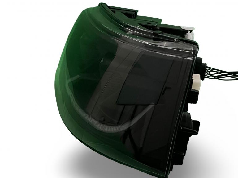 Preview: Ugrade Design Voll LED Tagfahrlicht Scheinwerfer für VW T5 03-09 schwarz mit Dynamik und Welcome-Funktion