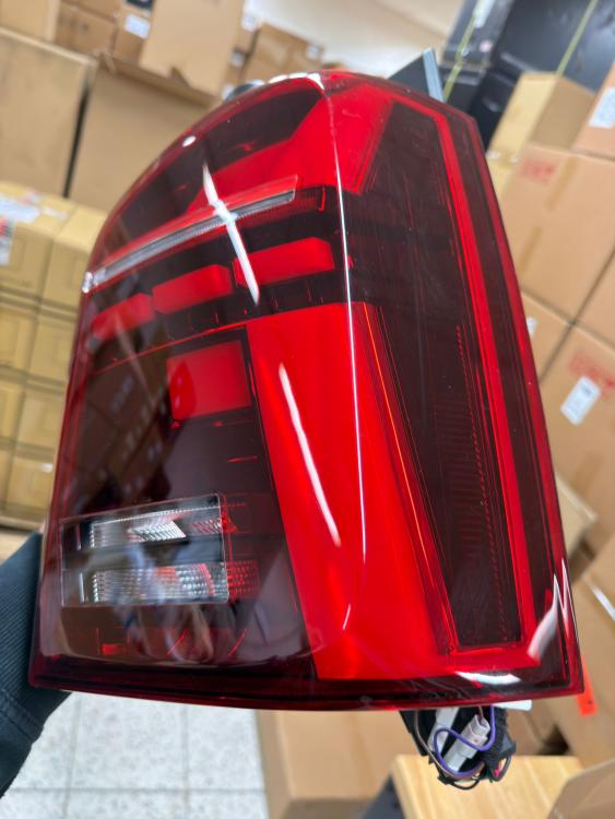 B-Ware  Voll LED Lightbar Design Rückleuchten passend für VW T5 03-09 / T5 GP (Facelift) 10-15 rot/rauch mit dynamischen Blinker
