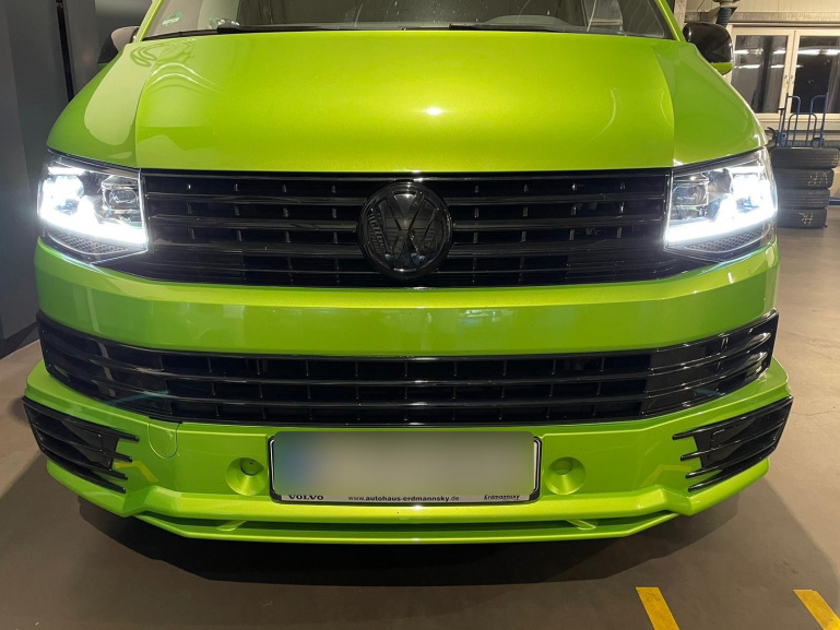Exclusiv Upgrade Design Frontspoiler Lippe für VW T6 15-19